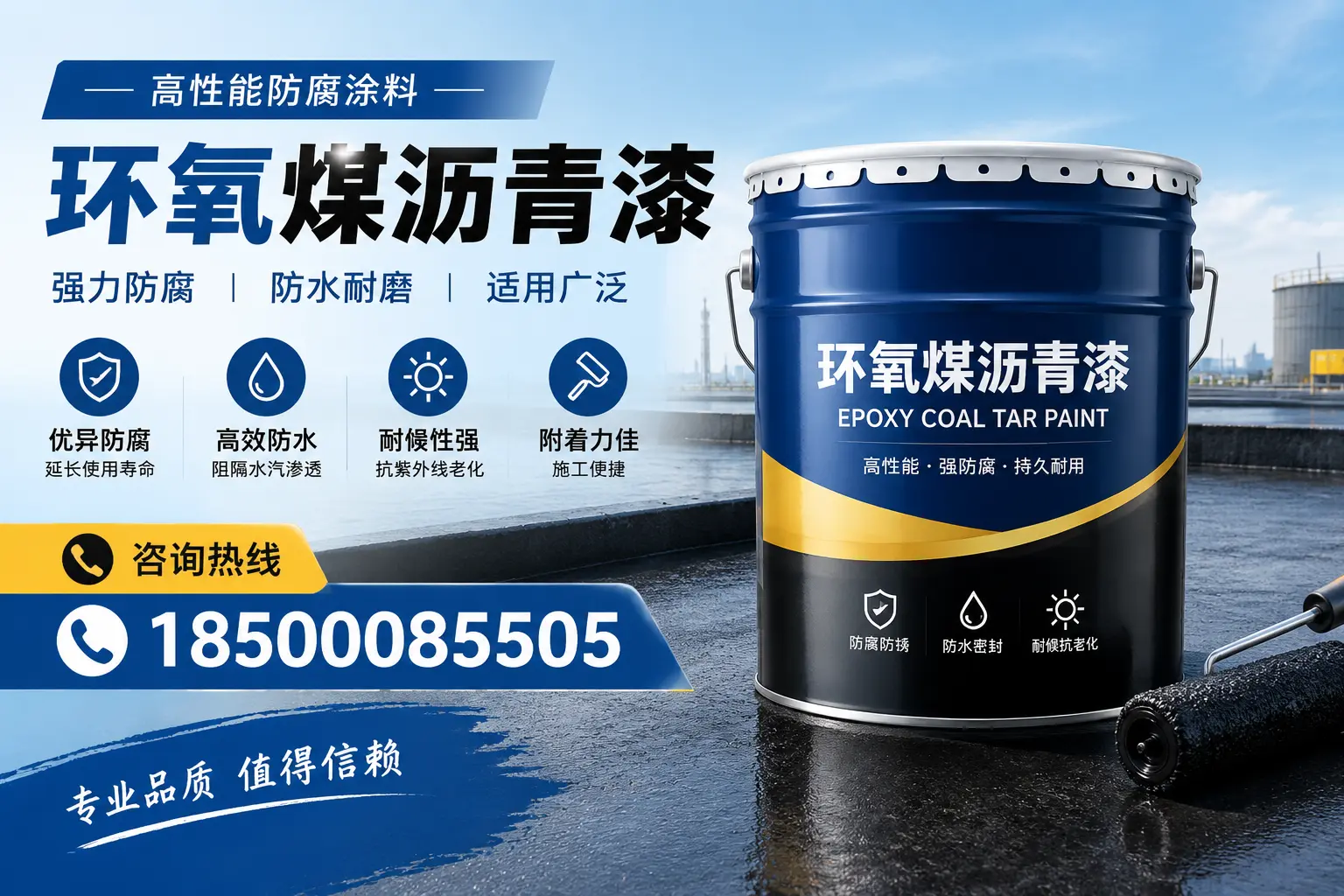 环氧煤沥青漆的主要成分与功能，洛阳用户深度了解