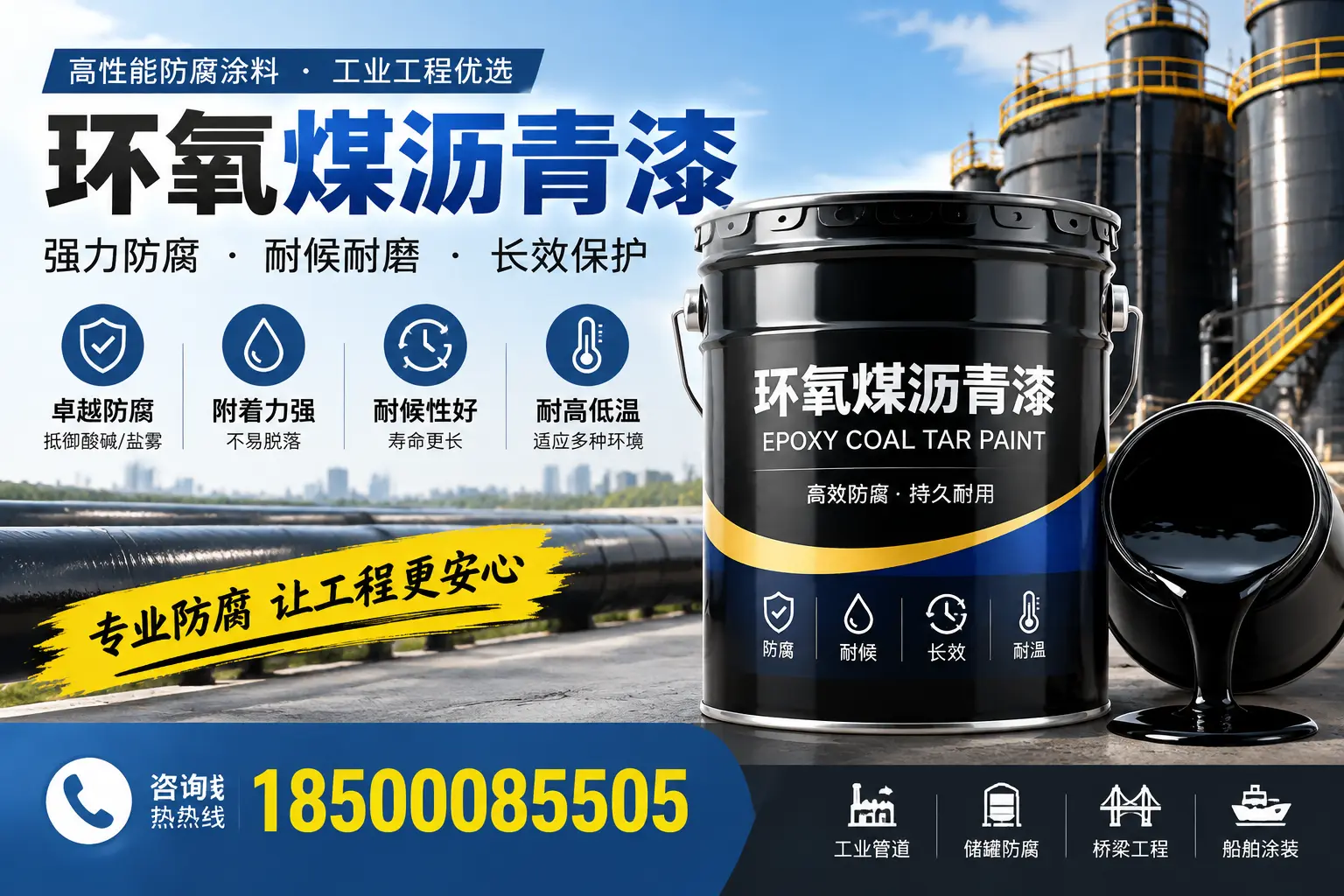 环氧煤沥青漆的施工方法与注意事项，确保在洛阳顺利完成